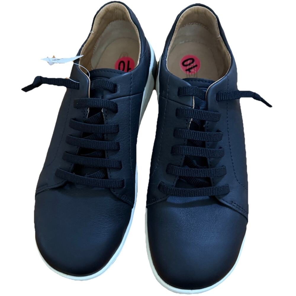 NWT KEEN Men’s Black Star White KNX Lace Up Leather Oxford Sneakers Size 10M